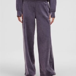 Lululemon Athletica Velvet Joggers in Deep Purple
